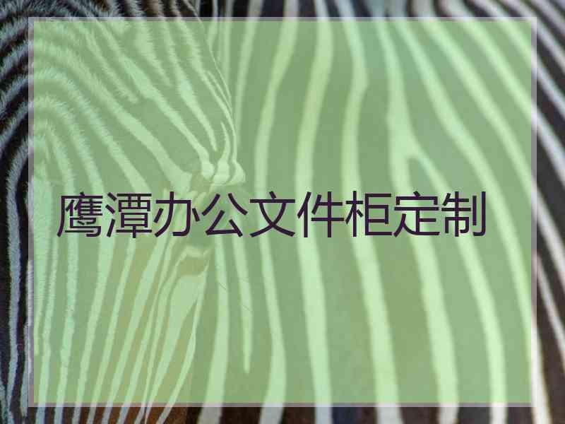 鹰潭办公文件柜定制