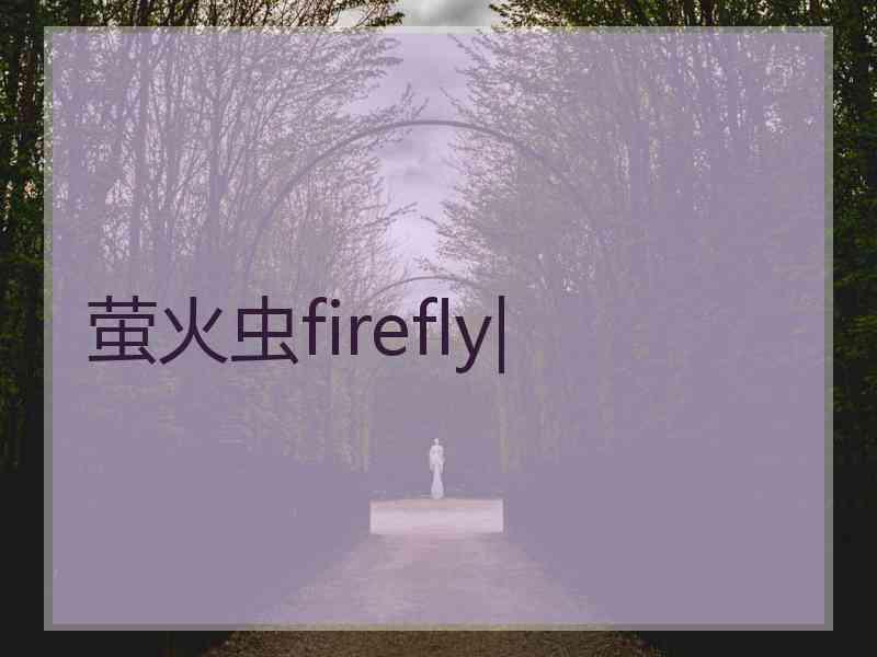 萤火虫firefly|