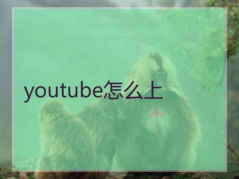 youtube怎么上