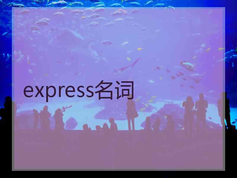 express名词